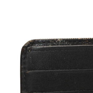 GOYARD ゴヤール 二つ折り財布 Card Holder カードホルダー ヘリンボーン柄 Black ブラック 良品 中古 4a000458