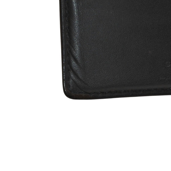 GOYARD ゴヤール 二つ折り財布 Card Holder カードホルダー ヘリンボーン柄 Black ブラック 良品 中古 4a000458