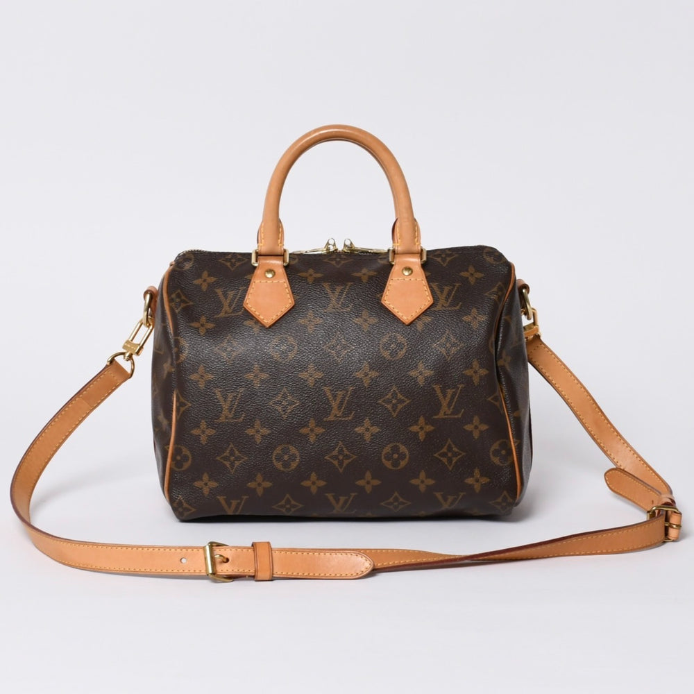 極美品 LOUIS VUITTON ルイヴィトン スピーディ バンドリエール25 ハンドバッグ M41113 モノグラム ブラウン 中古 4a000310