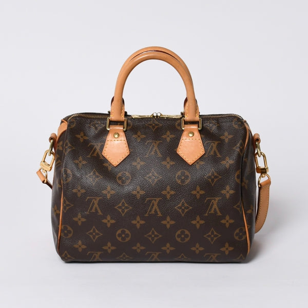 極美品 LOUIS VUITTON ルイヴィトン スピーディ バンドリエール25 ハンドバッグ M41113 モノグラム ブラウン 中古 4a000310