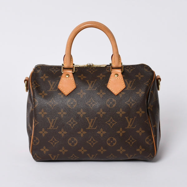 極美品 LOUIS VUITTON ルイヴィトン スピーディ バンドリエール25 ハンドバッグ M41113 モノグラム ブラウン 中古 4a000310