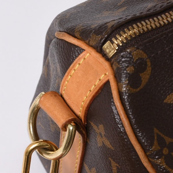 極美品 LOUIS VUITTON ルイヴィトン スピーディ バンドリエール25 ハンドバッグ M41113 モノグラム ブラウン 中古 4a000310
