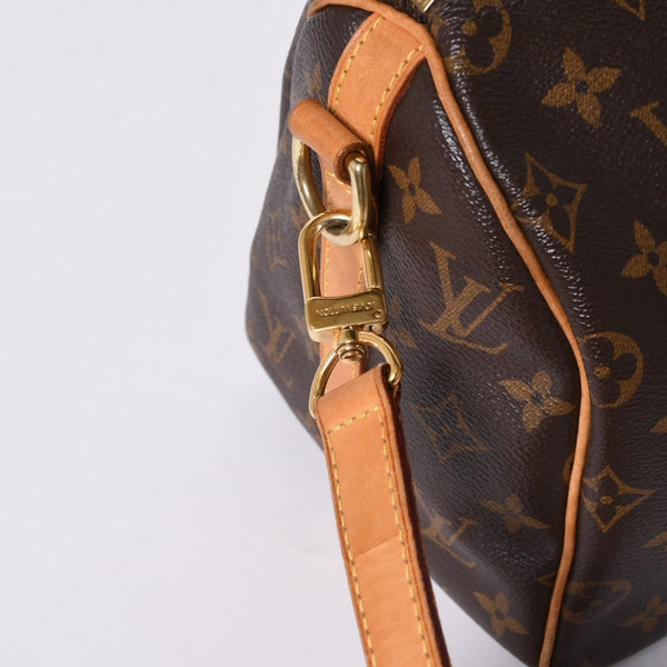 極美品 LOUIS VUITTON ルイヴィトン スピーディ バンドリエール25 ハンドバッグ M41113 モノグラム ブラウン 中古 4a000310