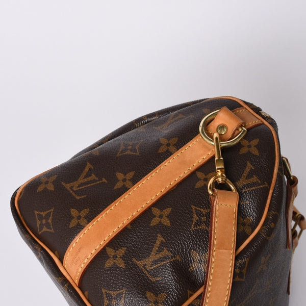 極美品 LOUIS VUITTON ルイヴィトン スピーディ バンドリエール25 ハンドバッグ M41113 モノグラム ブラウン 中古 4a000310