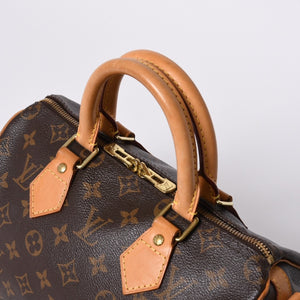 極美品 LOUIS VUITTON ルイヴィトン スピーディ バンドリエール25 ハンドバッグ M41113 モノグラム ブラウン 中古 4a000310