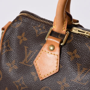 極美品 LOUIS VUITTON ルイヴィトン スピーディ バンドリエール25 ハンドバッグ M41113 モノグラム ブラウン 中古 4a000310