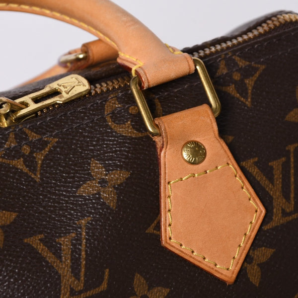 極美品 LOUIS VUITTON ルイヴィトン スピーディ バンドリエール25 ハンドバッグ M41113 モノグラム ブラウン 中古 4a000310