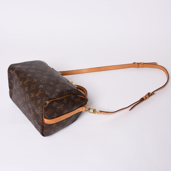 極美品 LOUIS VUITTON ルイヴィトン スピーディ バンドリエール25 ハンドバッグ M41113 モノグラム ブラウン 中古 4a000310
