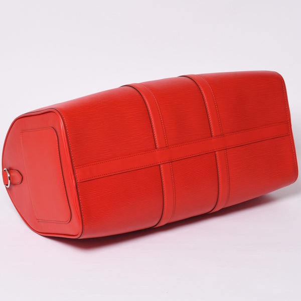 New and unused LOUIS VUITTON SUPREME Supreme Louis Vuitton Keepall Bandouliere 45 Boston Bag M53419 Epi Red Used 4a000339