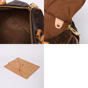 極美品 LOUIS VUITTON ルイヴィトン スピーディ バンドリエール25 ハンドバッグ M41113 モノグラム ブラウン 中古 4a000310