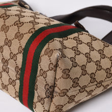 画像をギャラリービューアに読み込む, 極美品 GUCCI グッチ ハンドバッグ 2000-2010s チャーム付き シェリーライン GGキャンバス 139261 213048 べージュ ゴールド金具 中古 4a000195