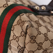 画像をギャラリービューアに読み込む, 極美品 GUCCI グッチ ハンドバッグ 2000-2010s チャーム付き シェリーライン GGキャンバス 139261 213048 べージュ ゴールド金具 中古 4a000195