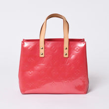 画像をギャラリービューアに読み込む, LOUIS VUITTON ルイヴィトン リードPM ハンドバッグ M9132F モノグラム ヴェルニ レザー フランボワーズ ゴールド金具 美品 中古 4a000171