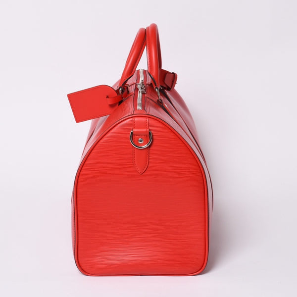 New and unused LOUIS VUITTON SUPREME Supreme Louis Vuitton Keepall Bandouliere 45 Boston Bag M53419 Epi Red Used 4a000339