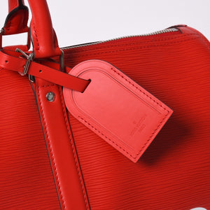 New and unused LOUIS VUITTON SUPREME Supreme Louis Vuitton Keepall Bandouliere 45 Boston Bag M53419 Epi Red Used 4a000339