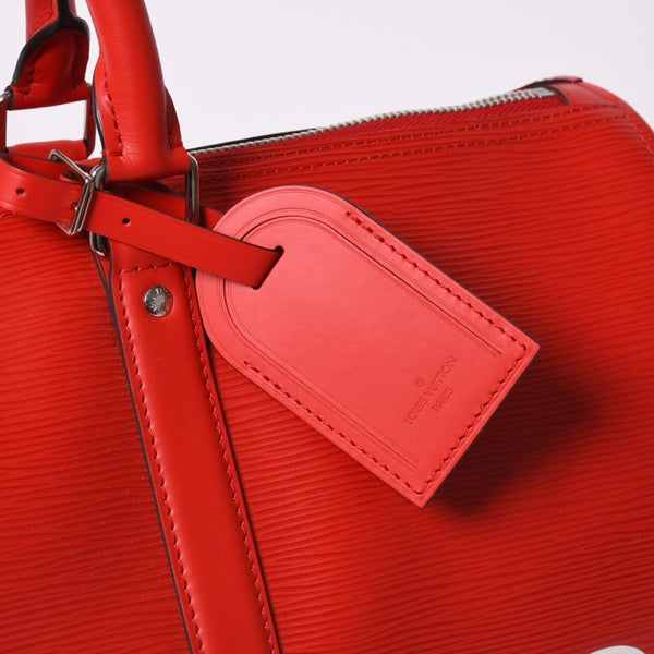 New and unused LOUIS VUITTON SUPREME Supreme Louis Vuitton Keepall Bandouliere 45 Boston Bag M53419 Epi Red Used 4a000339