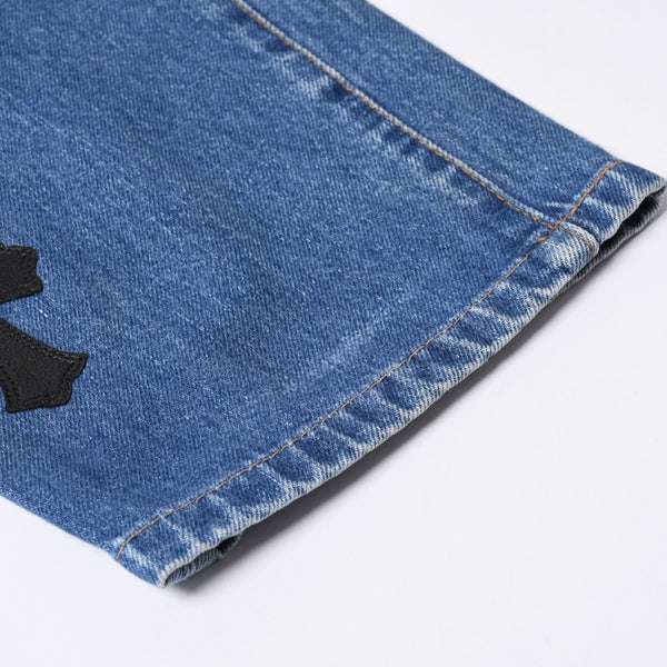 Like new CHROME HEARTS LEVI'S 501 Levi's Denim Pants Cross Ball Button Blue Size 29 Used 4a000439