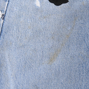 Like new CHROME HEARTS LEVI'S 501 Levi's Denim Pants Cross Ball Button Blue Size 32 Used 4a000438