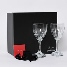 画像をギャラリービューアに読み込む, 未使用 CHROME HEARTS × BACCARAT クロムハーツ × バカラ ワイングラス ２個セット クロステール クリスタル コレクション 中古 4a000340