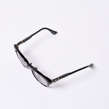 画像をギャラリービューアに読み込む, 新品未使用 CHROME HEARTS クロムハーツ RODSICLE フローラル ボストン メガネ 純正 度無し シルバー925 ダイヤモンド ブラック 中古 4a000432