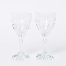 画像をギャラリービューアに読み込む, 未使用 CHROME HEARTS × BACCARAT クロムハーツ × バカラ ワイングラス ２個セット クロステール クリスタル コレクション 中古 4a000340