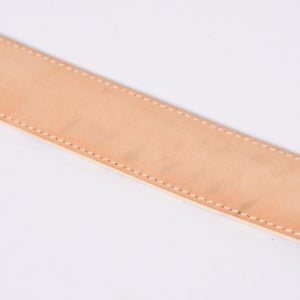 Very Good Condition LOUIS VUITTON Sainteur Voyage 35MM Damier Azur Belt M9837V Leather 85/34 Used 4a000349