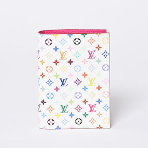 新品同様 LOUIS VUITTON ルイヴィトン LV × TM パスポートカバー クーヴェルテュール パスポール M14178 ホワイト マルチカラー 中古 4a000352