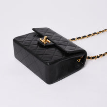画像をギャラリービューアに読み込む, 極美品 CHANEL シャネル ミニマトラッセ17 Sフラップ Sチェーンショルダーバッグ 8番台 ココマーク ラムスキン ブラック 中古 4b013021
