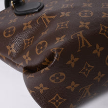 画像をギャラリービューアに読み込む, 極美品 LOUIS VUITTON ルイヴィトン モノグラム フラワー ジップド トートMM M44351 ブラウン ブラック ゴールド金具 中古 4a000264