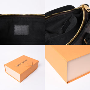 Very Good Condition LOUIS VUITTON Monogram Flower Zipped Tote MM M44351 Brown Black Gold Hardware Used 4a000264