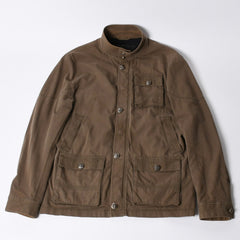 CHROME HEARTS Cherry Bomb Cross Button Jacket Double Zip Khaki Silver Hardware Size L Good Condition Used 4a000431