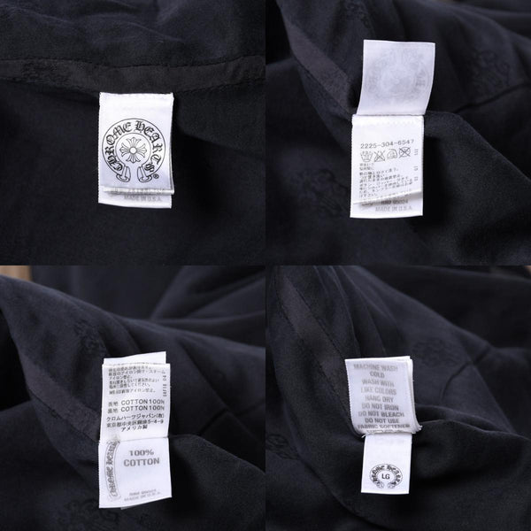 CHROME HEARTS Cherry Bomb Cross Button Jacket Double Zip Khaki Silver Hardware Size L Good Condition Used 4a000431
