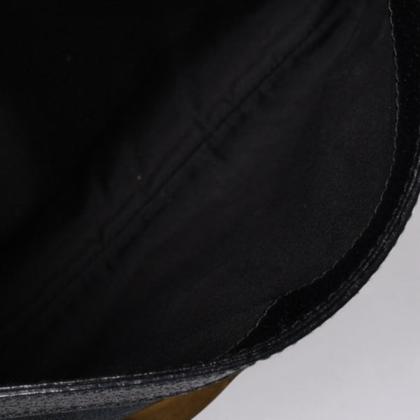 GUCCI Gucci Hobo One Shoulder Horsebit Handbag 144010 GG Canvas Leather Black Good Condition Used 4a000516