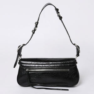 BALENCIAGA バレンシアガ Le Cagole ル・カゴール 771640・1000・N・640167 スリングバッグ ブラック レザー 美品 中古 4a000370