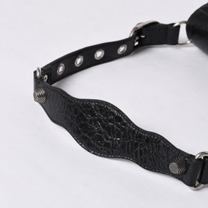 BALENCIAGA バレンシアガ Le Cagole ル・カゴール 771640・1000・N・640167 スリングバッグ ブラック レザー 美品 中古 4a000370