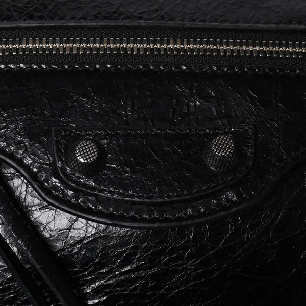 BALENCIAGA バレンシアガ Le Cagole ル・カゴール 771640・1000・N・640167 スリングバッグ ブラック レザー 美品 中古 4a000370