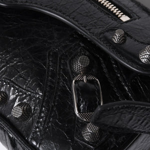 BALENCIAGA バレンシアガ Le Cagole ル・カゴール 771640・1000・N・640167 スリングバッグ ブラック レザー 美品 中古 4a000370