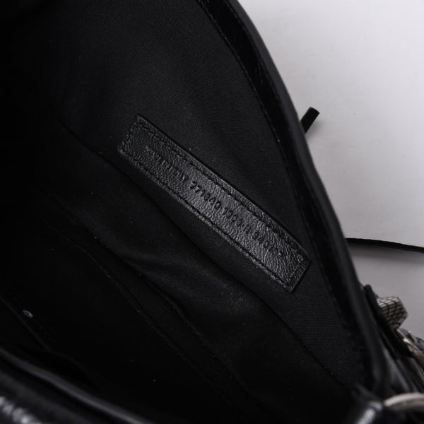 BALENCIAGA バレンシアガ Le Cagole ル・カゴール 771640・1000・N・640167 スリングバッグ ブラック レザー 美品 中古 4a000370