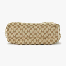 画像をギャラリービューアに読み込む, GUCCI グッチ ハンドバッグ 211944 493075 GGキャンバス レザー アイボリー ゴールド金具 美品 中古 4a000382
