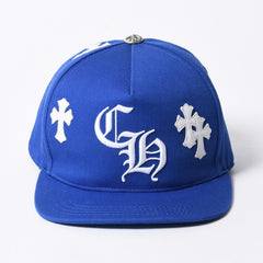 新品未使用 CHROME HEARTS クロムハーツ CH BASEBALL TRUCKER CAP CHベースボール トラッカーキャップ セメタリークロス 9パッチ 中古 4a000533