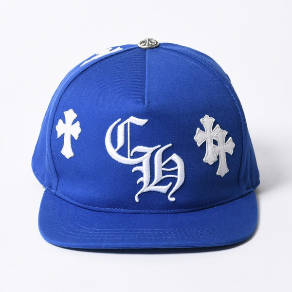 新品未使用 CHROME HEARTS クロムハーツ CH BASEBALL TRUCKER CAP CHベースボール トラッカーキャップ セメタリークロス 9パッチ 中古 4a000533