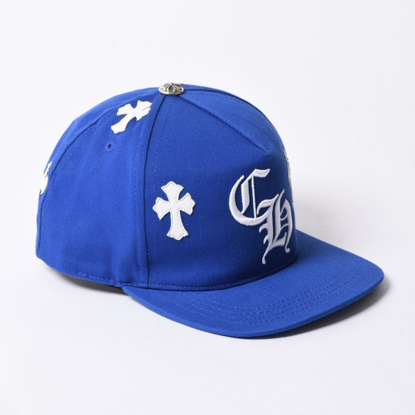 新品未使用 CHROME HEARTS クロムハーツ CH BASEBALL TRUCKER CAP CHベースボール トラッカーキャップ セメタリークロス 9パッチ 中古 4a000533