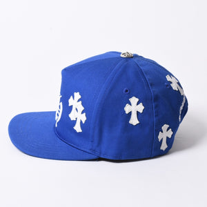 新品未使用 CHROME HEARTS クロムハーツ CH BASEBALL TRUCKER CAP CHベースボール トラッカーキャップ セメタリークロス 9パッチ 中古 4a000533