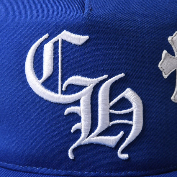 新品未使用 CHROME HEARTS クロムハーツ CH BASEBALL TRUCKER CAP CHベースボール トラッカーキャップ セメタリークロス 9パッチ 中古 4a000533