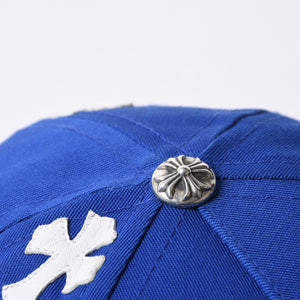 新品未使用 CHROME HEARTS クロムハーツ CH BASEBALL TRUCKER CAP CHベースボール トラッカーキャップ セメタリークロス 9パッチ 中古 4a000533