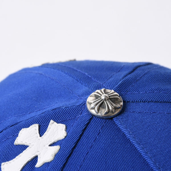 新品未使用 CHROME HEARTS クロムハーツ CH BASEBALL TRUCKER CAP CHベースボール トラッカーキャップ セメタリークロス 9パッチ 中古 4a000533