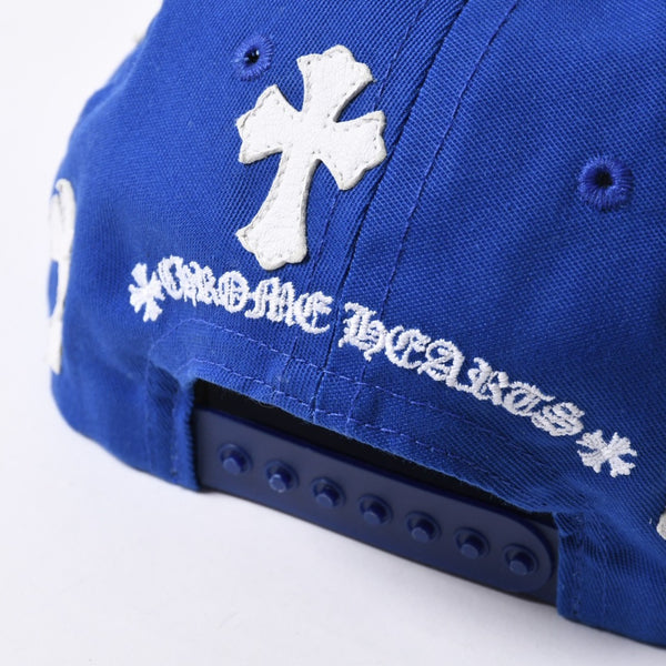 新品未使用 CHROME HEARTS クロムハーツ CH BASEBALL TRUCKER CAP CHベースボール トラッカーキャップ セメタリークロス 9パッチ 中古 4a000533