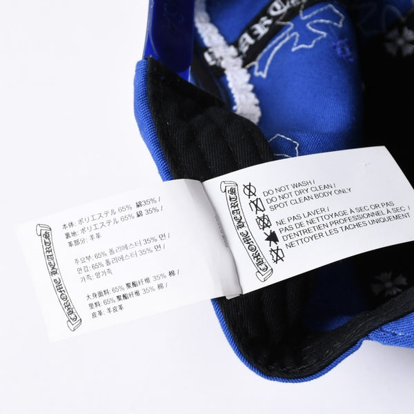 新品未使用 CHROME HEARTS クロムハーツ CH BASEBALL TRUCKER CAP CHベースボール トラッカーキャップ セメタリークロス 9パッチ 中古 4a000533