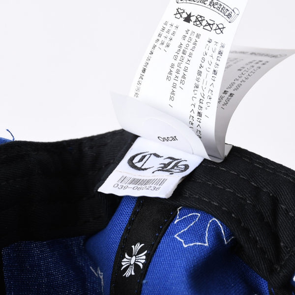 新品未使用 CHROME HEARTS クロムハーツ CH BASEBALL TRUCKER CAP CHベースボール トラッカーキャップ セメタリークロス 9パッチ 中古 4a000533