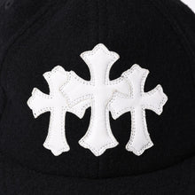 画像をギャラリービューアに読み込む, 極美品 CHROME HEARTS クロムハーツ TRUCKER CAP セメタリークロスパッチ トラッカーキャップ ONE SIZE ウール シルバー925 中古 4a000541
